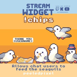 Seagull Summoning Widget | Interactive Widget for Twitch, Kick, Youtube Live | OBS & StreamLabs | StreamElements