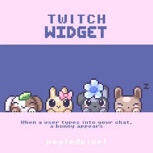 Bunny Audience-widget | Interaktiv widget för Twitch | OBS och StreamLabs