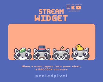 Doelgroepwidget wasbeer | Interactieve widget voor Twitch, Kick, Youtube Live | OBS en StreamLabs | Stroomelementen