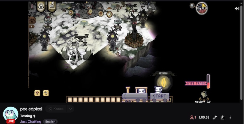 Alertes animées Pixel Panda Hype Train : superposition de flux Twitch (7 fichiers .WEBM) (guide PDF inclus) image 3