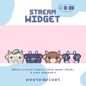 Cow Audience Widget | Interactive Widget for Twitch, Kick, Youtube Live | OBS & StreamLabs | StreamElements