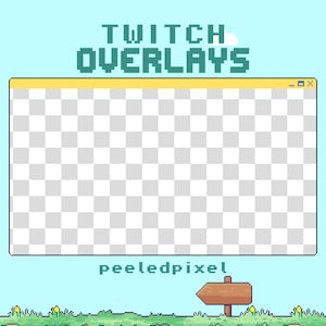 Dagtidsöverläggspaket | Söt statisk och animerad överläggspaket | Överläggstillgångar för streaming | 5x överlägg