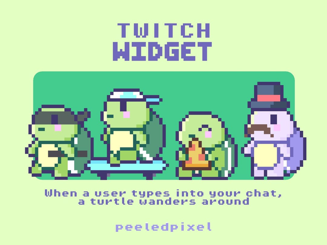 Wandering Turtle Audience Widget | Interactive Widget for Twitch ...