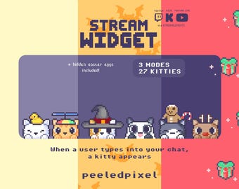 Kitty Audience Widget | Interactive Widget for Twitch, Kick, Youtube Live | OBS & StreamLabs | StreamElements