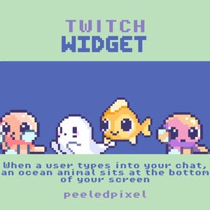 Sitting Ocean Audience Widget | Interactive Widget for Twitch | StreamElements/OBS/StreamLabs