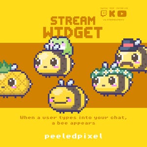 Bee Audience Widget | Interactieve widget voor Twitch, Kick, YouTube Live | OBS & StreamLabs