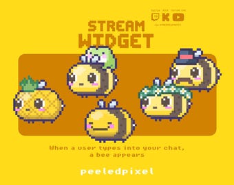Bee Audience Widget | Interactieve widget voor Twitch, Kick, YouTube Live | OBS & StreamLabs