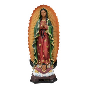 Our Lady Of Guadalupe statue (Virgen de Guadalupe) Resin 8,12,16 inches, For Church, Home Decor, Gifts, Virgen De Guadalupe, Virgin Mary,