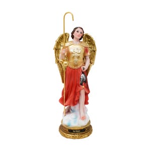MrcjSales - Archangel St. Raphael Statue | Multiple Sizes | Resin Craftsmanship | Religious Home Decor