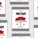 Editable Race Car Invitation Printable Race Car Invitation Race Car Invitation Canva Template ...