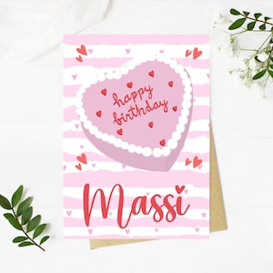 Carte d'anniversaire indienne Joyeux anniversaire Pua Ji Nani Ji Massi Ji Dadi Ji Chachi Ji Bibi Ji Sister Carte Desi Carte de voeux Desi Cartes Indienne