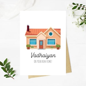 Cartes indiennes pour nouvelle maison Cartes punjabi pour nouvelle maison Cartes Desi Cartes Vadhaiyan Desi pour nouvelle maison Cartes indiennes pour nouvelle maison Cartes de félicitations indiennes personnalisées