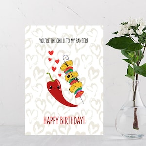 Indian Birthday Cards Indian Anniversary Card Punjabi Birthday Cards Desi Birthday Cards Happy Birthday Personalised Indian Card Valentines
