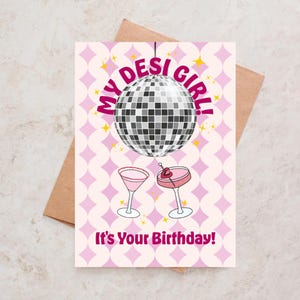 Indische Geburtstagskarten Punjabi Geburtstagskarten Desi Geburtstagskarten Alles Gute Zum Geburtstag Bollywood-Karte Indische Karte Für Massi Pua Schwester Mein Desi-Mädchen
