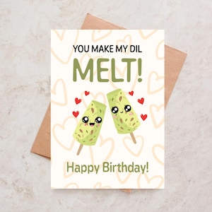 Cartes d'anniversaire indiennes Carte d'anniversaire indienne Anniversaire punjabi Carte d'anniversaire Desi Carte personnalisée de la Saint-Valentin indienne Carte Kulfi Cartes Desi