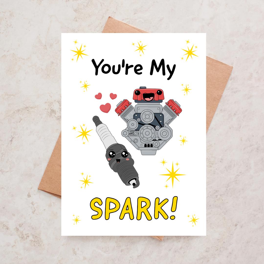 Mechanic birthday card France