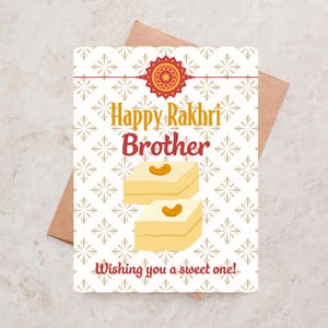 Rakhri Cards Raksha Bandhan Cards Rakhri Gift Rakhi Cards Indian Cards Desi Cards Paaji Brother Card Bhai Punjabi Cards Penji Sister Didi
