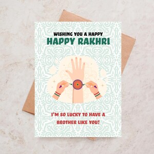 Rakhri Cards Raksha Bandhan Cards Rakhri Gift Rakhi Cards Indian Cards Desi Cards Paaji Brother Card Bhai Punjabi Cards Penji Sister Didi