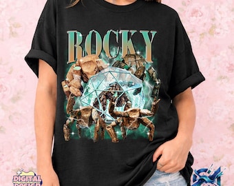 Vintage Rocky Bootleg PNG, Project Hail Mary Alien Clipart, Retro Sci Fi Space Creature, Astronaut Shirt Design, Sublimation Download