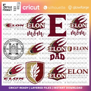 Gardner-Webb University Sticker Sheet – 6 Decals For Laptop, Car, Water Bottle & More - View #2