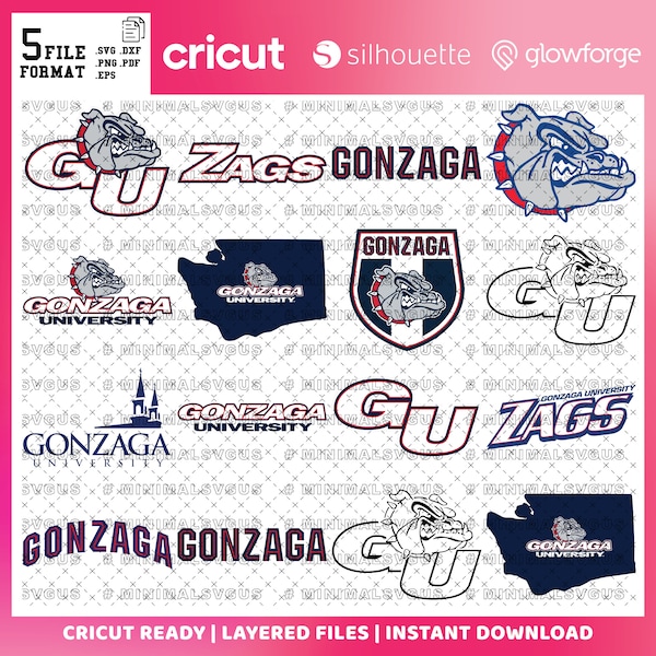 Custom Order  28 - Bulldogs SVG, Football Team, Basketball, College Mascot, Athletics,  Gonzaga SVG, Washington, Ready For Cricut