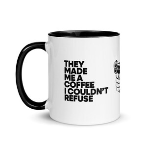 De gjorde mig en kaffe jag inte kunde tacka nej till