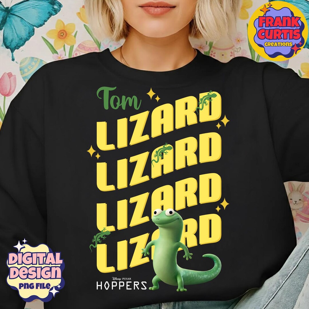 Tom Lizard Png, Hoppers Disney Cartoon Graphic Design, Tom Hoppers Png ...