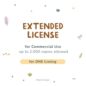 Extended License for Commercial Products: up to 2.000 copies allowed