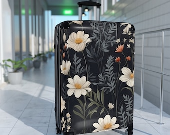 Koffer, Gepäck, Wildblumen, Urlaubstaschen, Etui, niedliche Koffer, Reise-Accessoires, Geschenk für sie