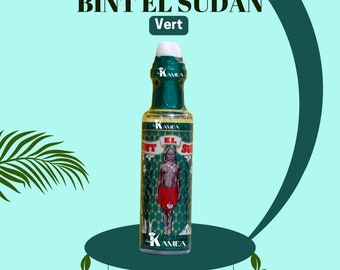 Bint El Sudan ORIGINAL GREEN Perfume 45gr content 12ml- Bintou spiritual perfume