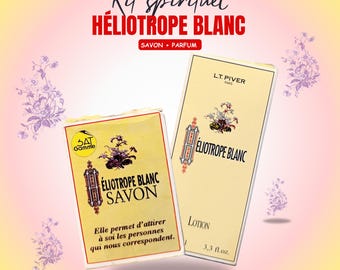 White Heliotrope Kit - Soap + Spiritual Perfume