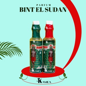 Bint El Sudan Red and Green Perfume - Set of 2 ORIGINAL - Bintou Spiritual Perfume - for ritual 45x2 contents (12ml*2)