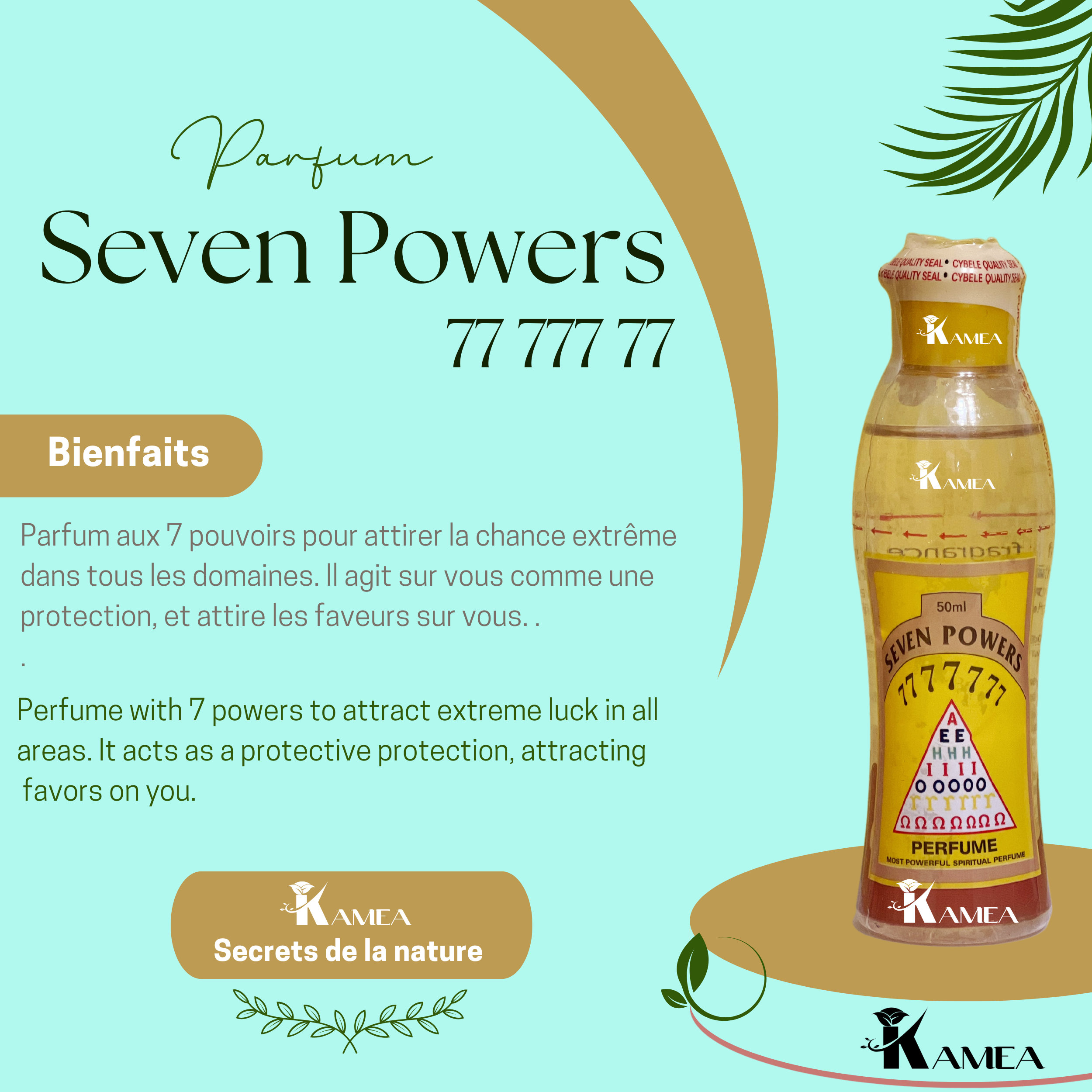 Seven Powers Spiritual Perfume 7777777- 50ml - Etsy