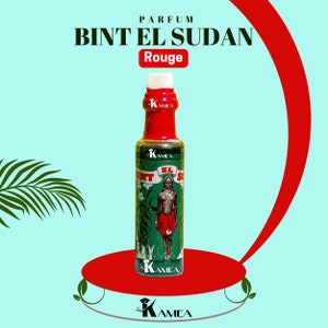 Bint El Sudan Red Perfume ORIGINAL 45gr content 12ml - Spiritual perfume bintou