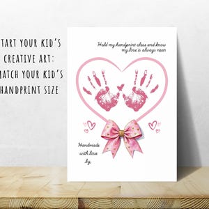 Valentines Handprint Art Kid DIY Baby Keepsakes Gift Printable ...