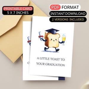 Félicitations pour la carte de voeux de remise des diplômes pour elle, lui, carte de diplômé universitaire senior, carte de félicitations pour son fils, toast à la diplômée drôle