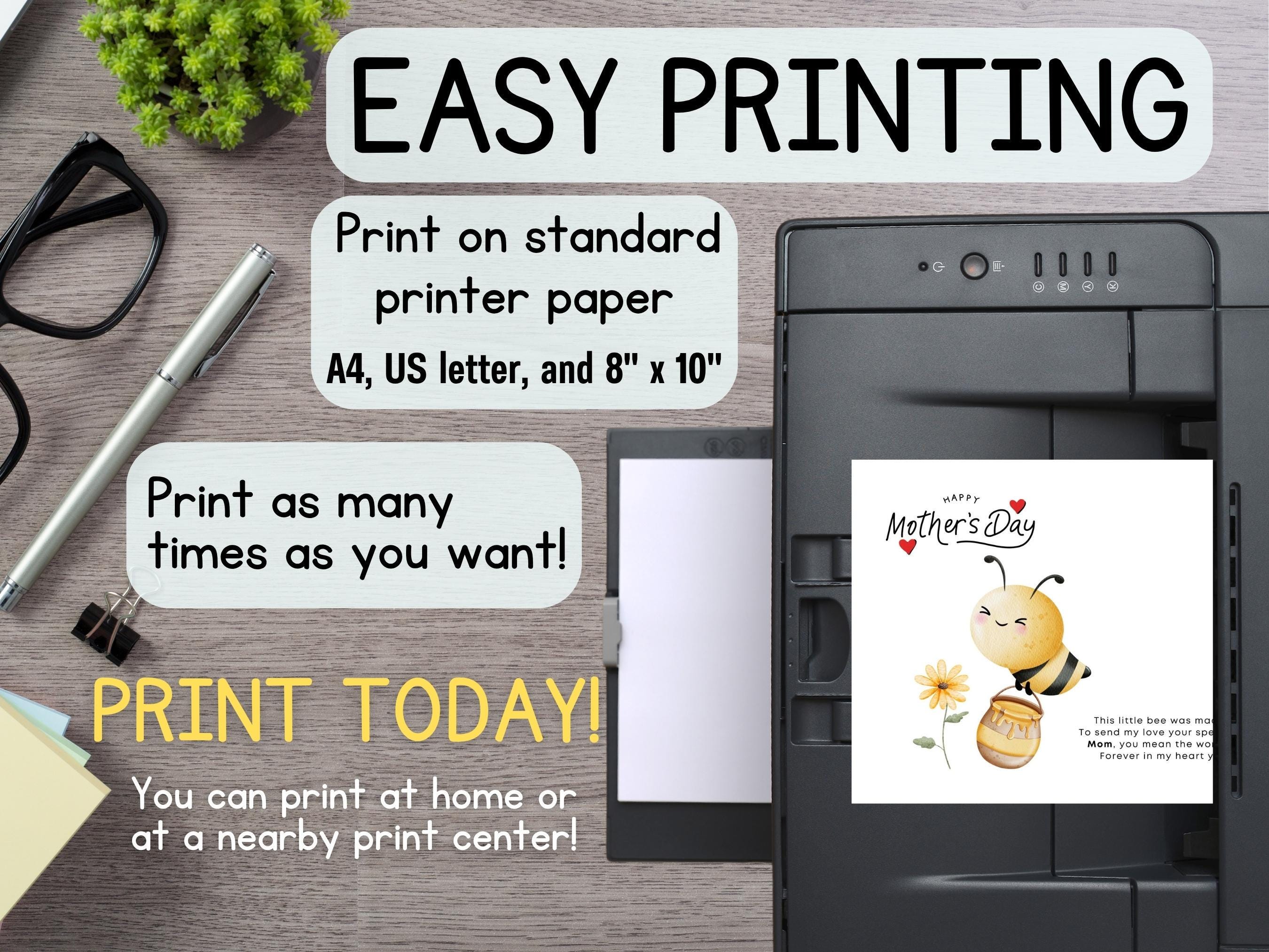 Mothers Day Handprint Art Poem: Bee Handprint Craft DIY Toddler ...