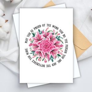 Teacher appreciation card. It's perfect for any occasion, like birthdays, Mother's Day, or just to say thank you. You can use it for your best friend, mom, teacher, nurse, coworker, and more!