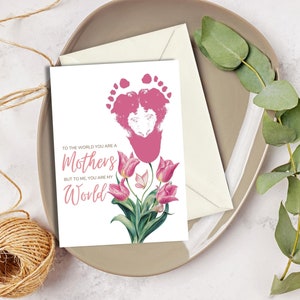 Make Mother's Day extra special with our digital printable Flower Footprint Art Print and Greeting Card set! Download your copy now and let your little ones' creativity blooms. 🌷💕