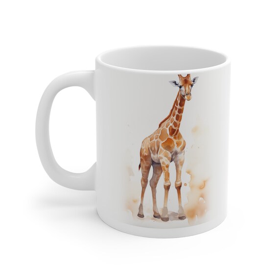 Awowee Tasse à Café Hippie Aztèque Girafe été Animal Bohémien