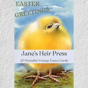 Vintage Easter Cards: Printable Ephemera Set (Digital Download)