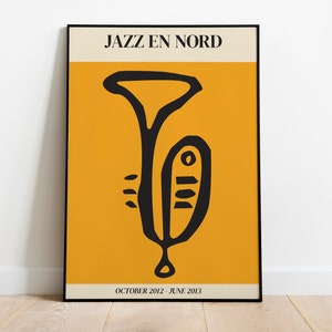 Jazz En Nord, Jazz Festival Art prints, central park jazz festival, Jazz Festival Wall Art, Music Poster, Jazz Art Print