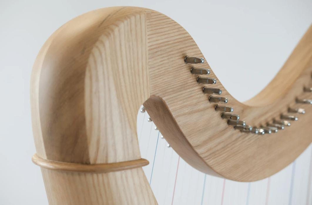 34 String Round Back Lever Harp In Ash Etsy 34 String Round Back Lever Harp In Ash Etsy
