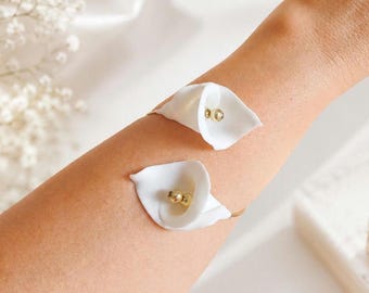Calla Lily Corsage | Bridal Flower Bracelet