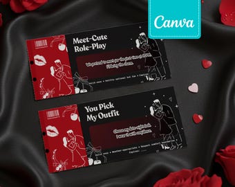 50 afdrukbare liefdescoupons Couponboek voor koppels Romantische koppels activiteiten Afdrukbare Valentijnsdag cadeaus voor koppels Digitale download
