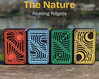 Slider magnetico Fidget EDC - Collezione Nature - EDC • Slider • 3 clic • Fidget • Haptic