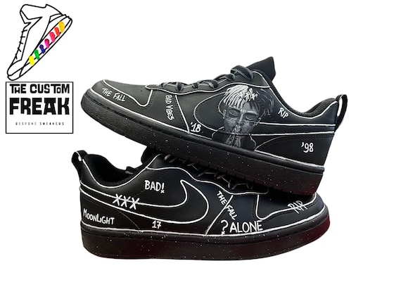 Xxxtentacion Custom Nike Sneakers/ Hand Painted Nike Sneakers