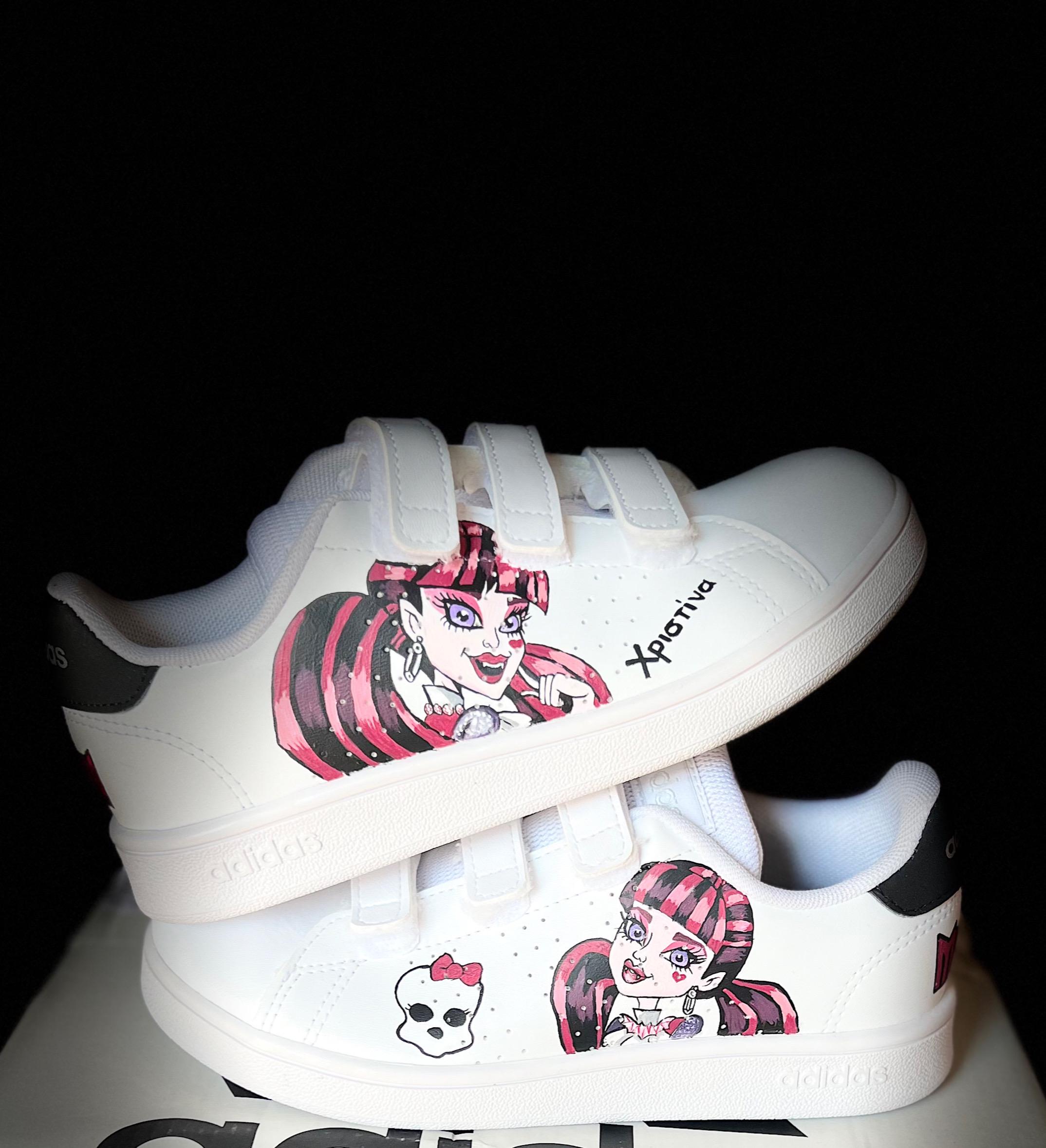 Monster High Custom Sneakers/ Customized Shoes- Kid Sneakers - Etsy