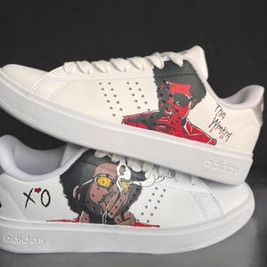 The Weeknd Custom Sneakers | Hand-Painted