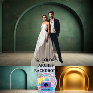 56 Minimal Color Arches Bundle Digital Backdrops, Arch Background, Maternity Backdrop Overlays, Studio Digital Backgrounds,Fine Art Textures